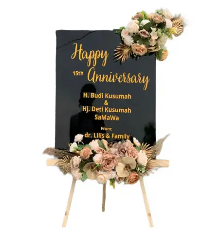 Papan Bunga Akrilik Bukit Golf Mediterania